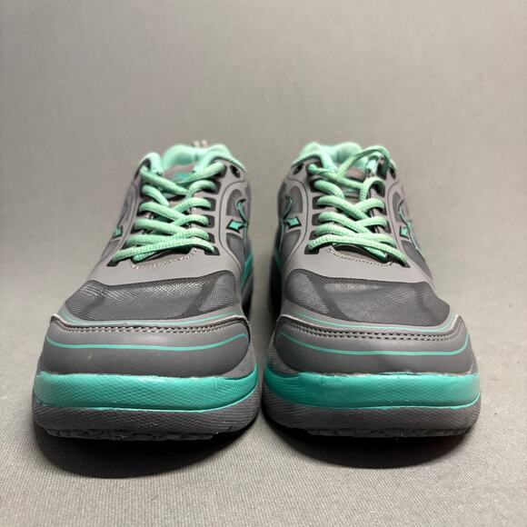 Gravity Defyer GDefy Ion Gray Mint Green Athletic Sneakers TB9022FGU-M Size 10 - Picture 3 of 16